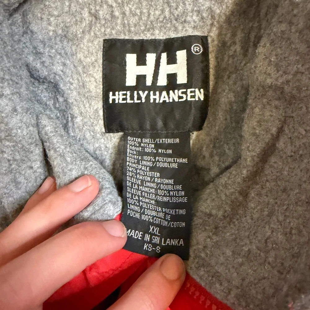 Vintage Helly Hansen Toys R Us Red Fleece Lined Jacket Mens XXL 90s Corporate